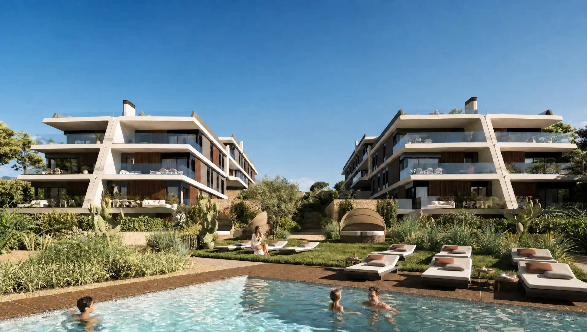 New build Penthouse with pool for sale in Via Augusta 119, imagen 2
