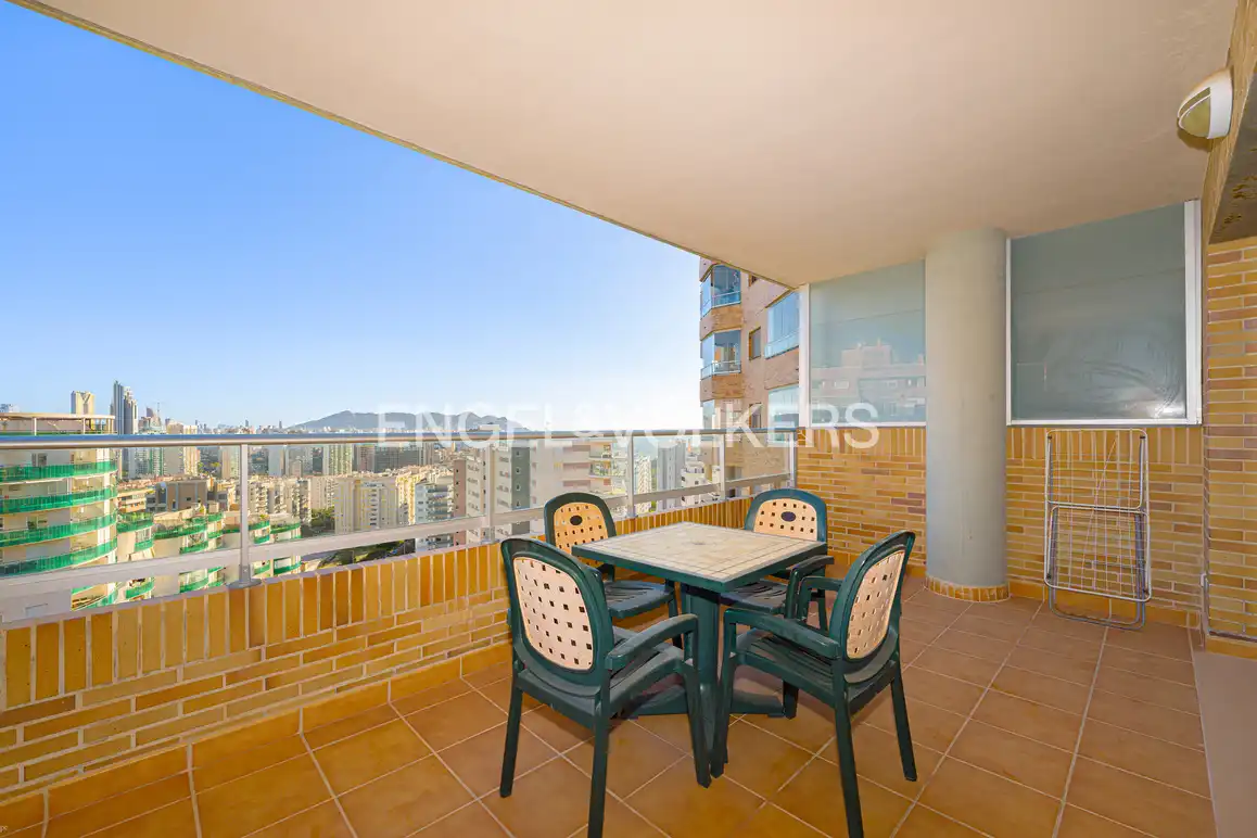 Terraza de Apartamento de alquiler en Villajoyosa / La Vila Joiosa con Aire acondicionado, Terraza y Trastero