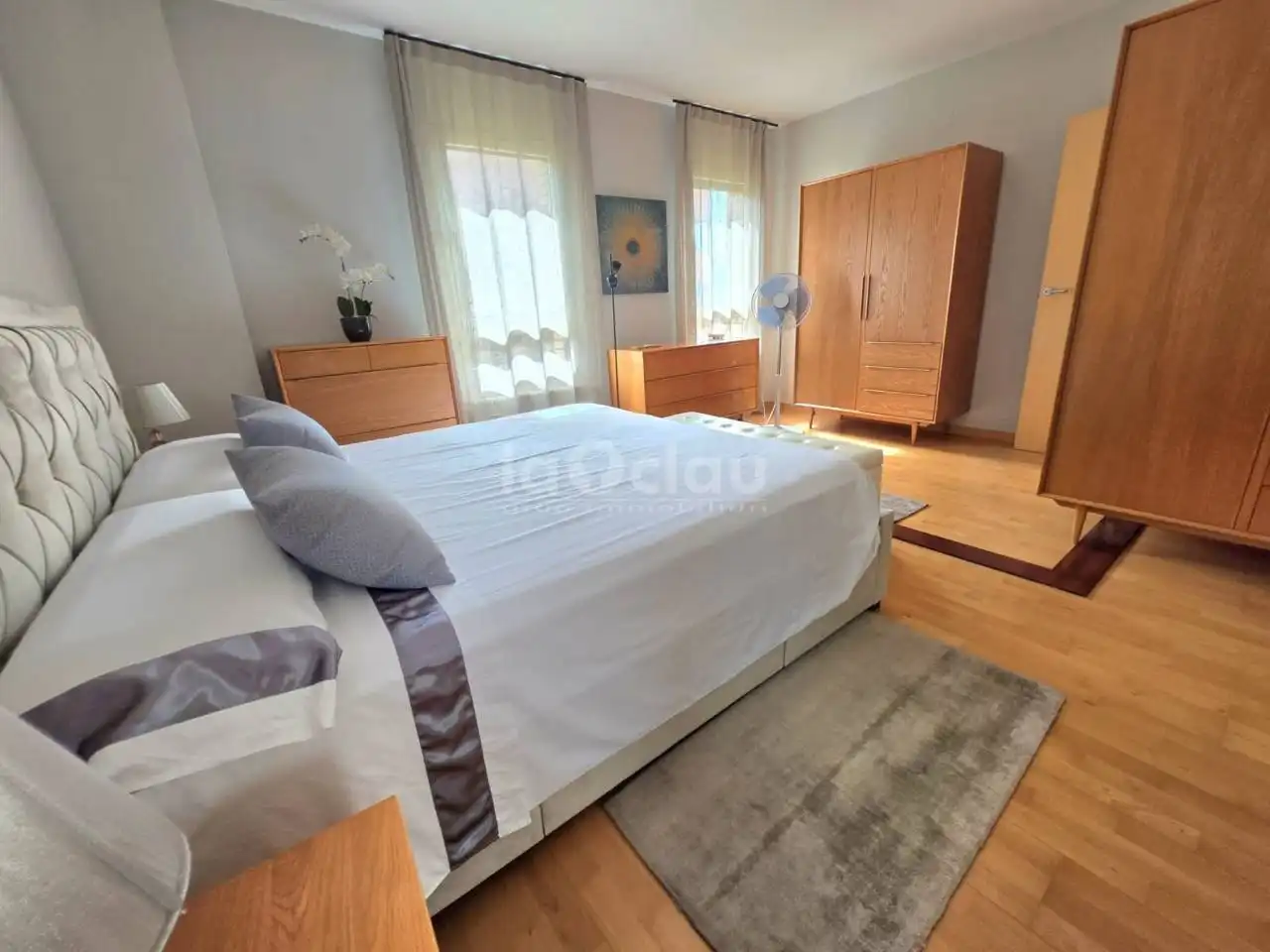 Bedroom of Flat for sale in Vic  with Heating, Parquet flooring and Terrace