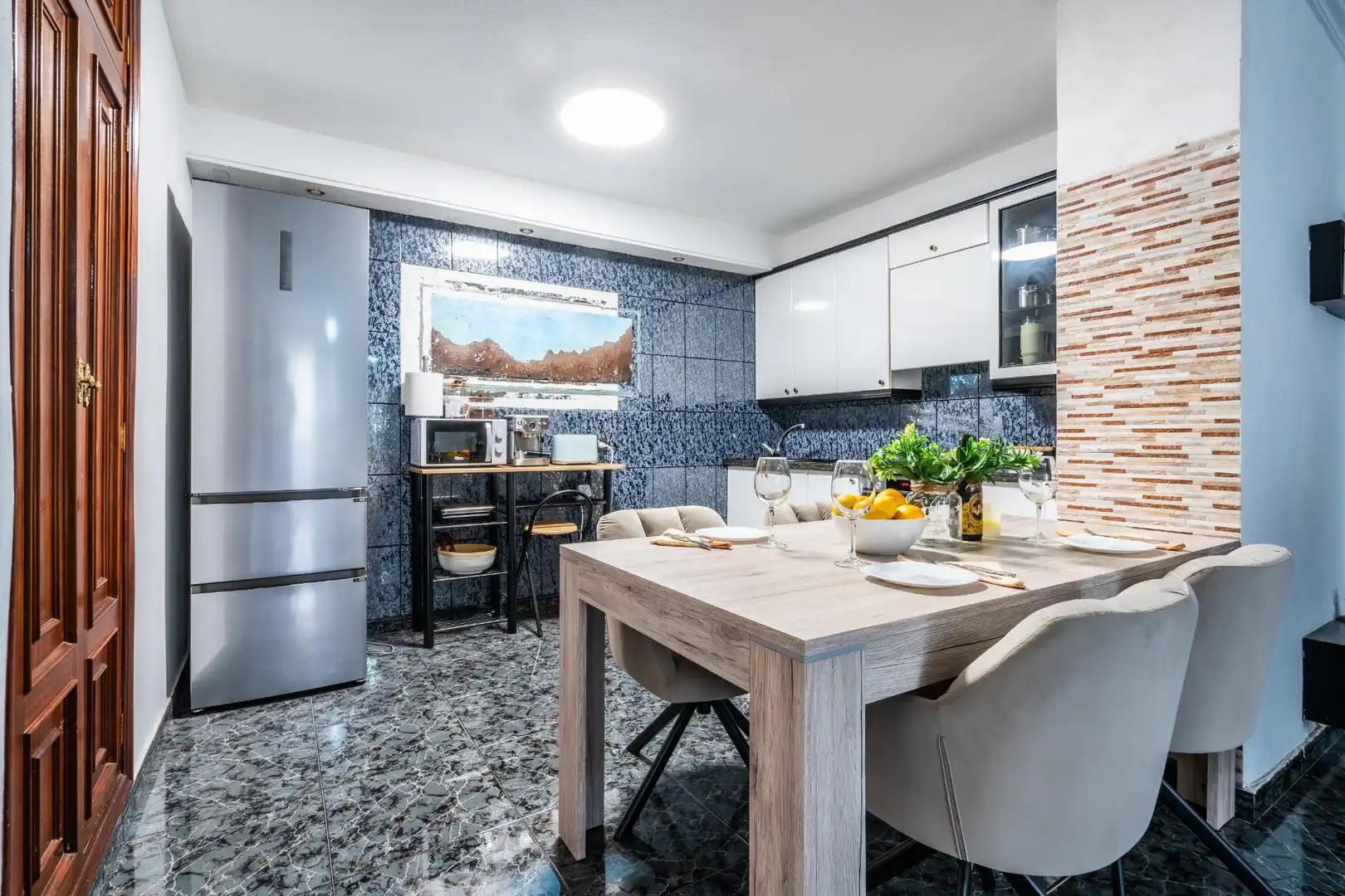 Cuina de Apartament en venda en Arona amb Terrassa i Moblat