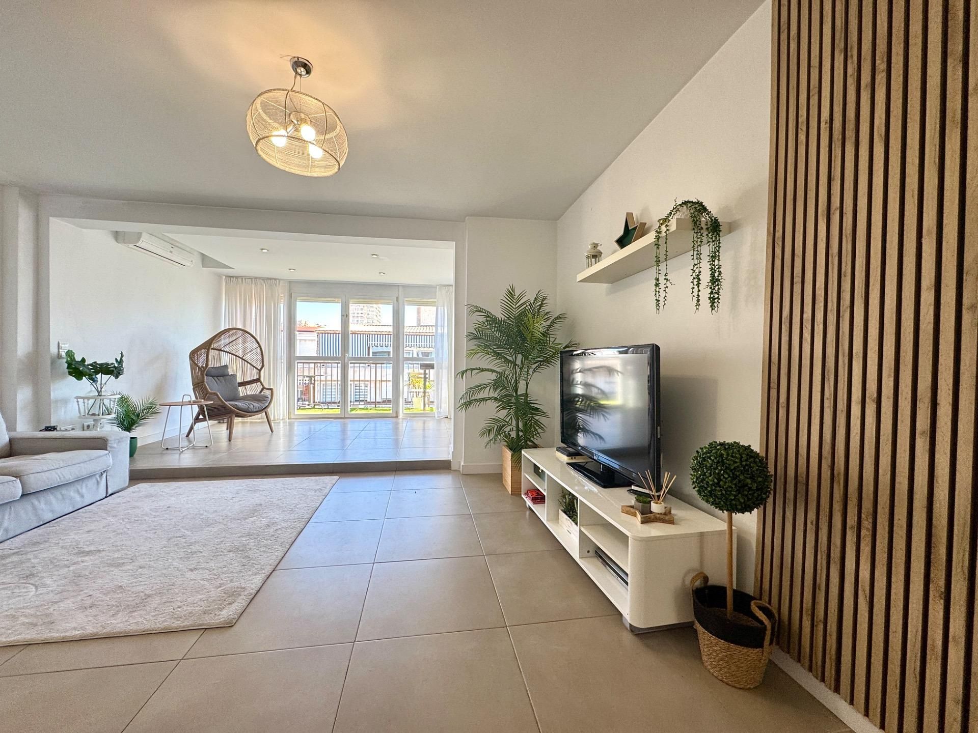 Living room of Attic for sale in Alicante / Alacant  with Air Conditioner, Heating and Terrace