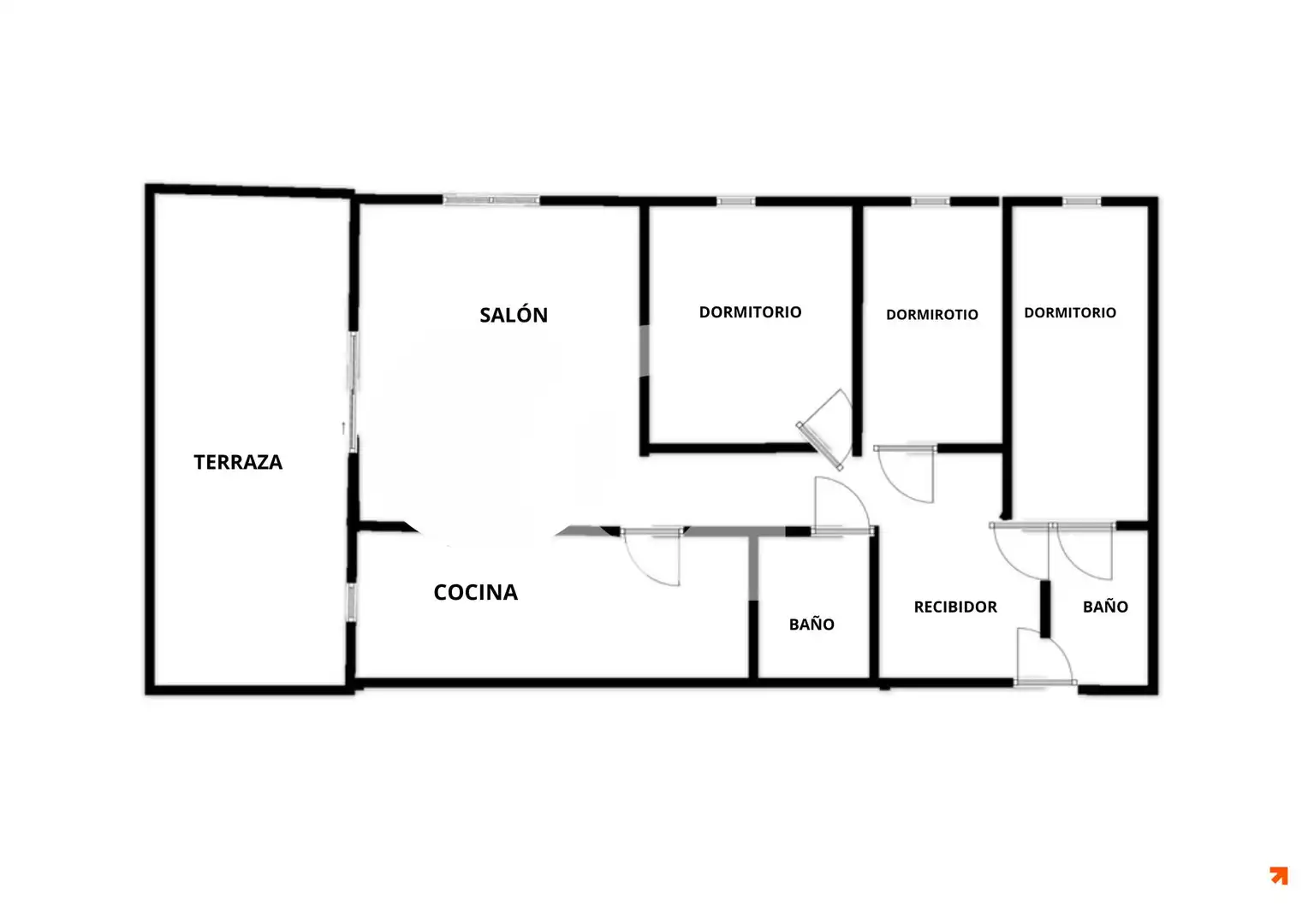 Piso en venta en Terrassa con Aire acondicionado, Calefacción y Terraza