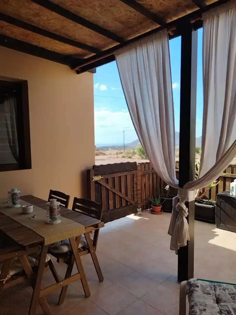 Terraza de Finca rústica en venta en Tuineje con Jardín privado, Parquet y Amueblado