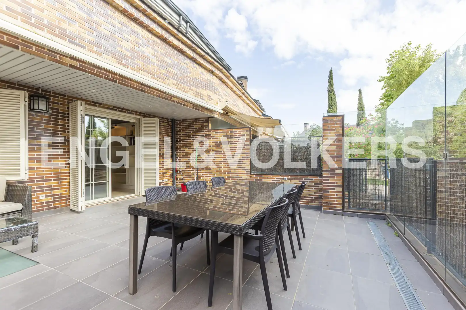 Terraza de Casa o chalet de alquiler en Boadilla del Monte con Aire acondicionado, Calefacción y Parquet