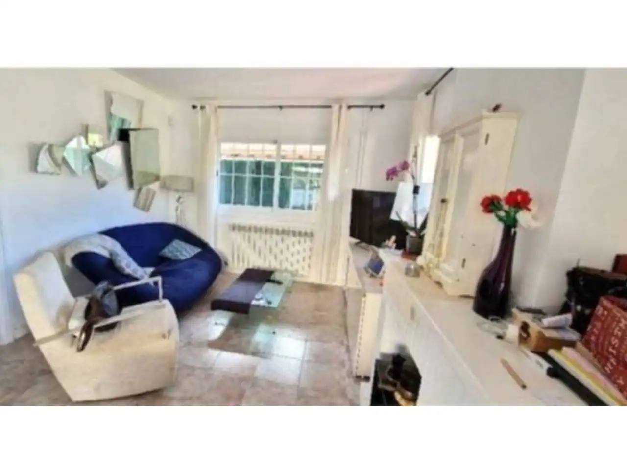 Sala de estar de Casa adosada en venta en Sant Llorenç des Cardassar con Aire acondicionado, Calefacción y Jardín privado