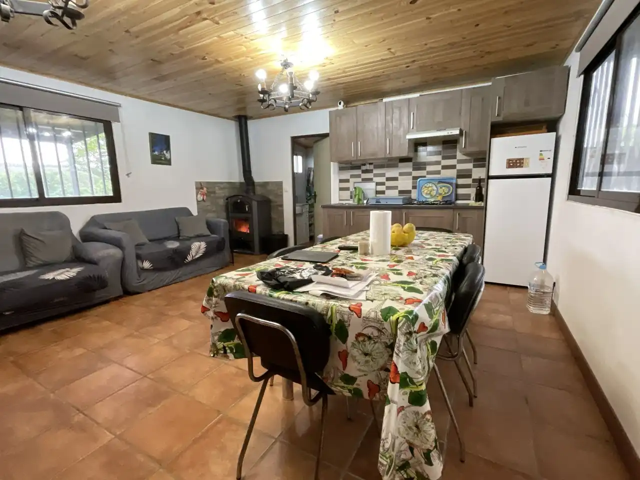 Cocina de Finca rústica en venta en Santo Domingo de la Calzada con Jardín privado