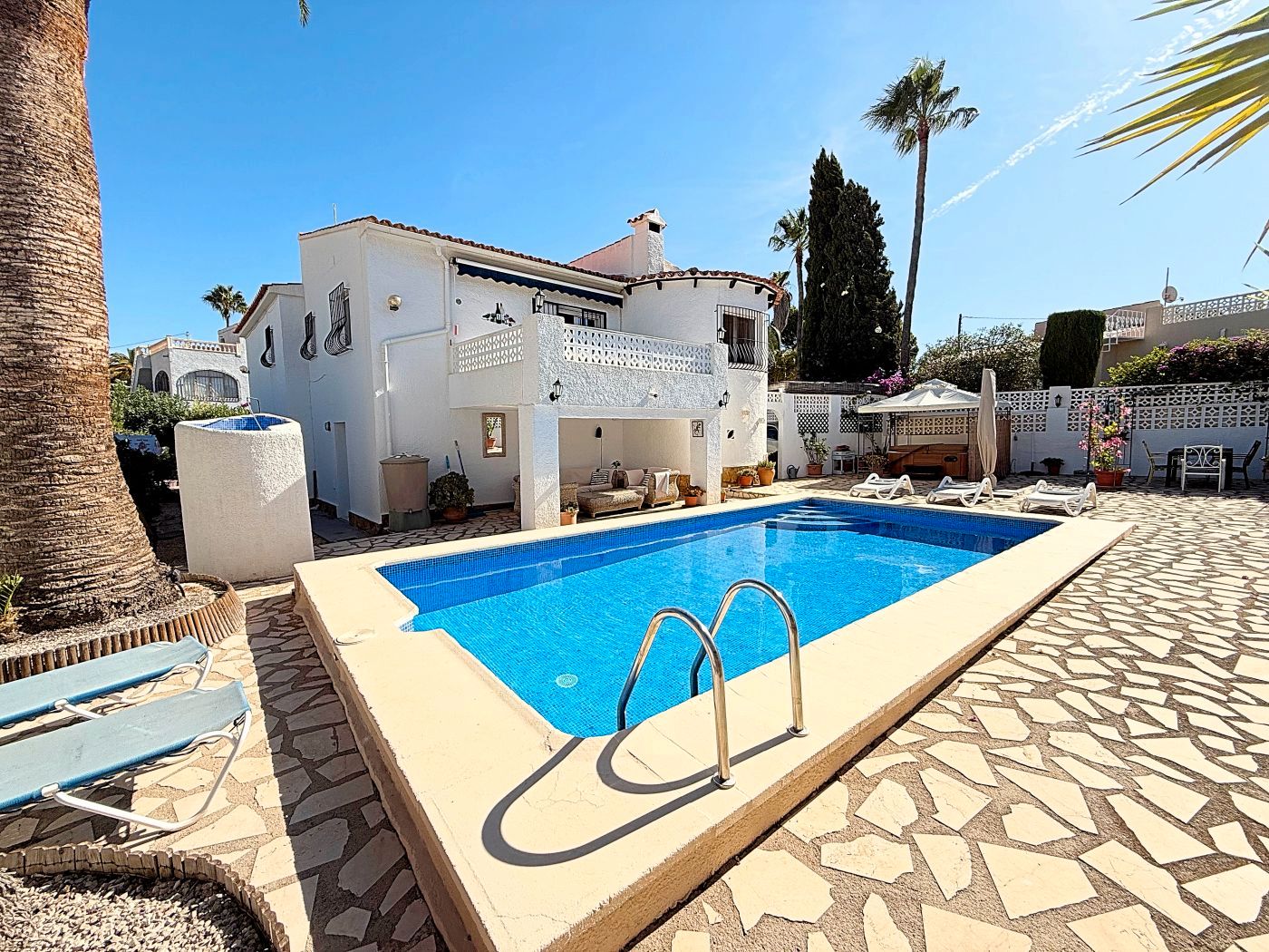 Exterior view of House or chalet for sale in Calpe / Calp  with Air Conditioner, Heating and Private garden