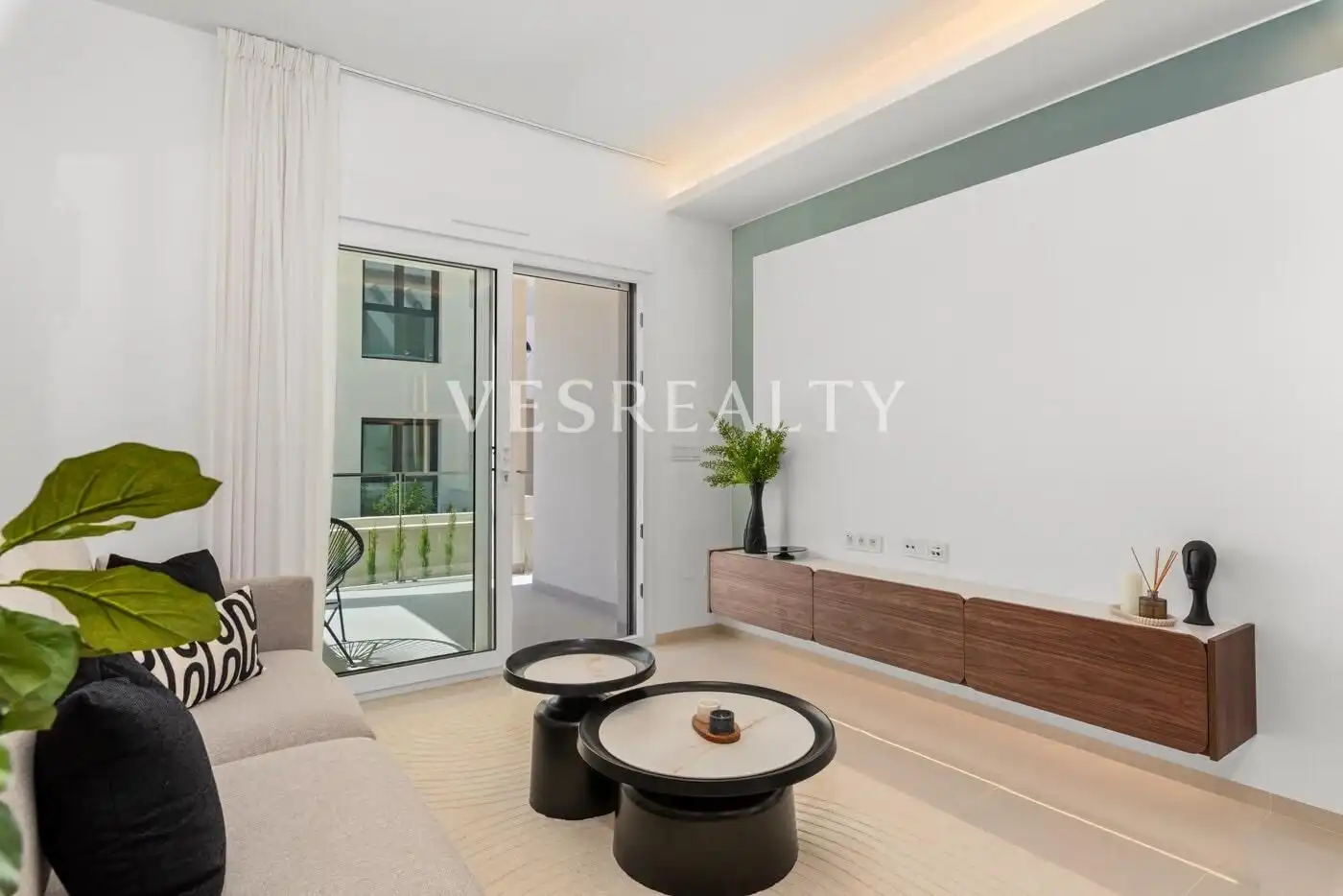 Sala d'estar de Apartament en venda en Rojales amb Jardí privat, Traster i Piscina comunitària
