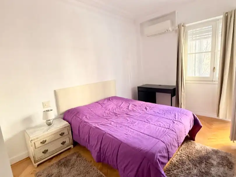 Bedroom of Flat for sale in  Madrid Capital  with Air Conditioner, Terrace and Balcony