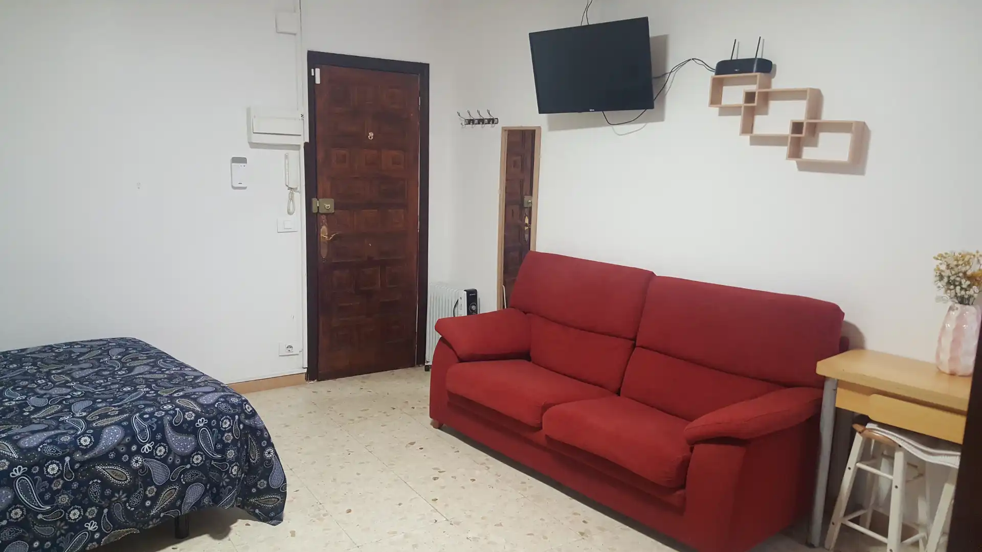Wohnzimmer von Loft zum Verkauf in Marín mit Möbliert, Waschmaschine und Mikrowelle