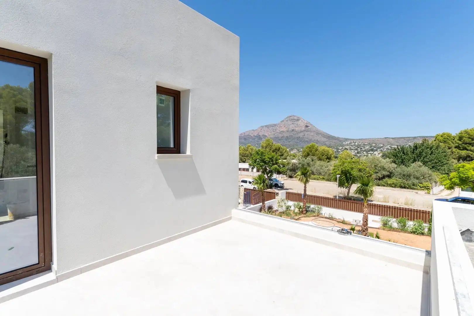 Vista exterior de Casa o xalet en venda en Jávea / Xàbia amb Aire condicionat, Calefacció i Jardí privat