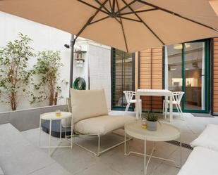 Terrace of Apartment to rent in  Barcelona Capital  with Air Conditioner, Furnished and Oven