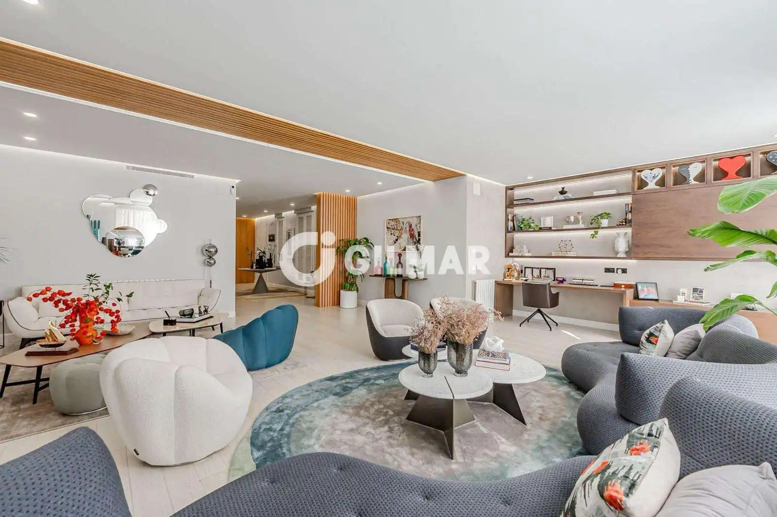 Sala de estar de Piso en venta en Barrio de Salamanca