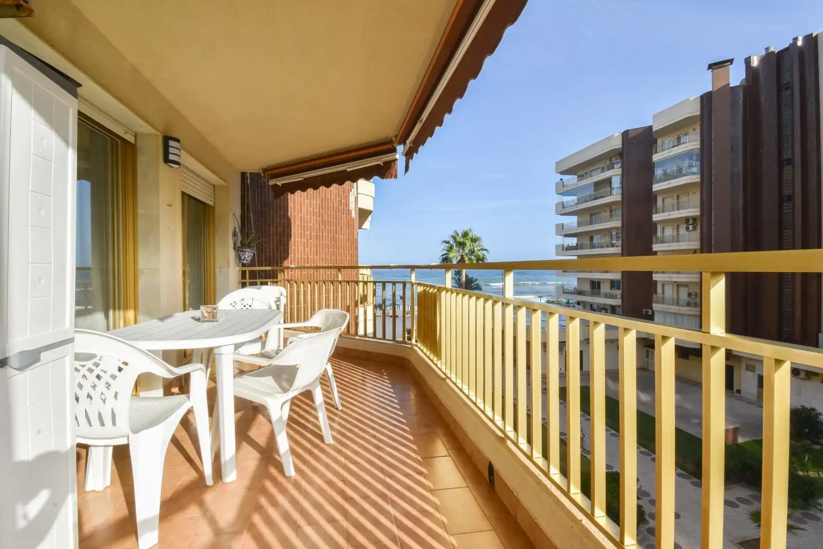 Balcony of Apartments for rent in Fuengirola  with Air Conditioner, Heating and Private garden
