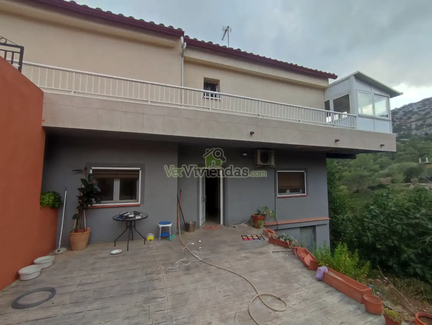 Vista exterior de Casa o xalet en venda en Vallirana amb Aire condicionat, Calefacció i Jardí privat