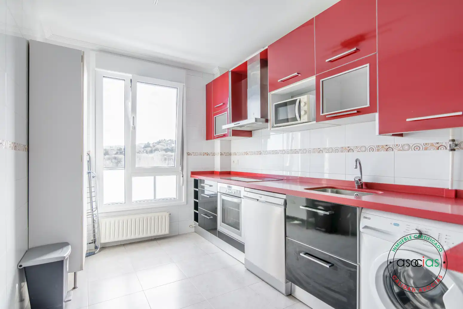 Kitchen of Flat for sale in Gijón   with Heating, Terrace and Storage room