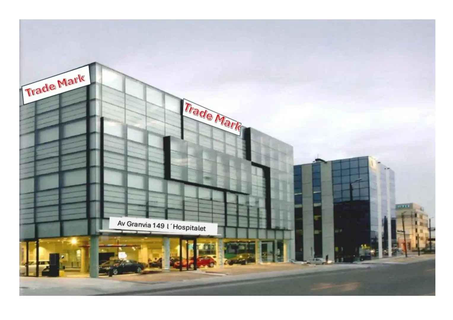 Vista exterior de Oficina de lloguer en L'Hospitalet de Llobregat amb Aire condicionat, Calefacció i Terrassa