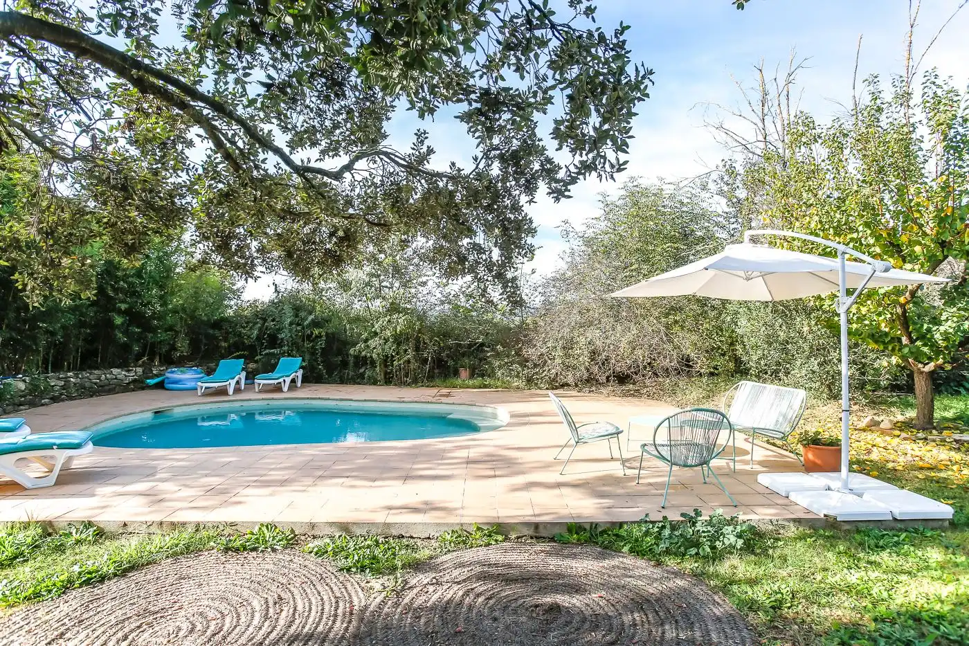 Swimming pool of Country homes for sale in Maià de Montcal  with Heating, Private garden and Terrace