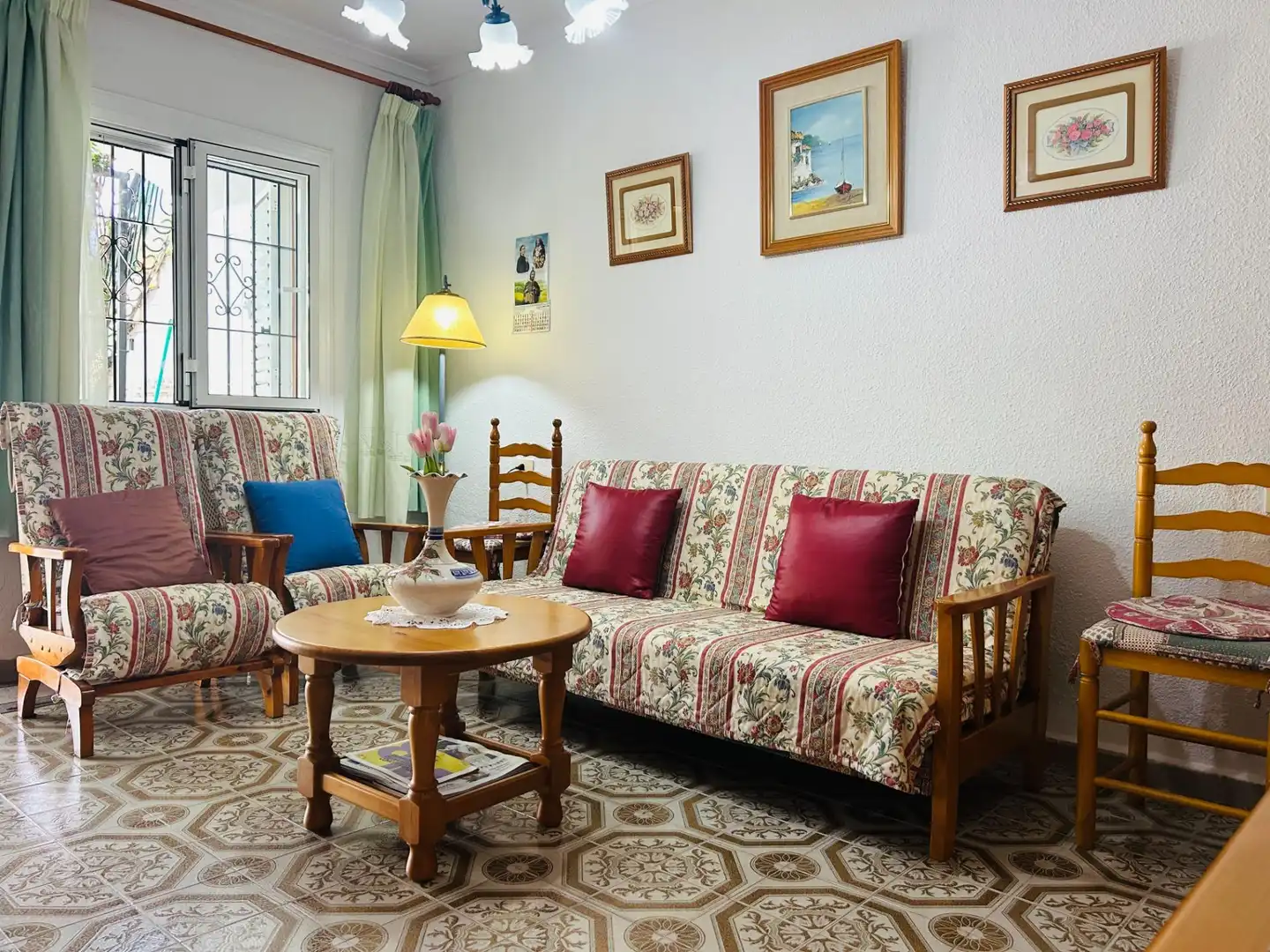Sala d'estar de Casa o xalet en venda en San Pedro del Pinatar amb Aire condicionat, Jardí privat i Traster