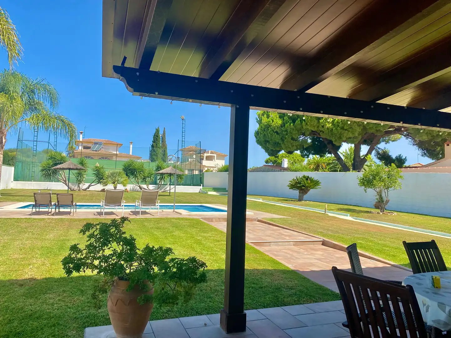 Jardín de Casa o chalet en venta en El Puerto de Santa María con Calefacción, Jardín privado y Piscina