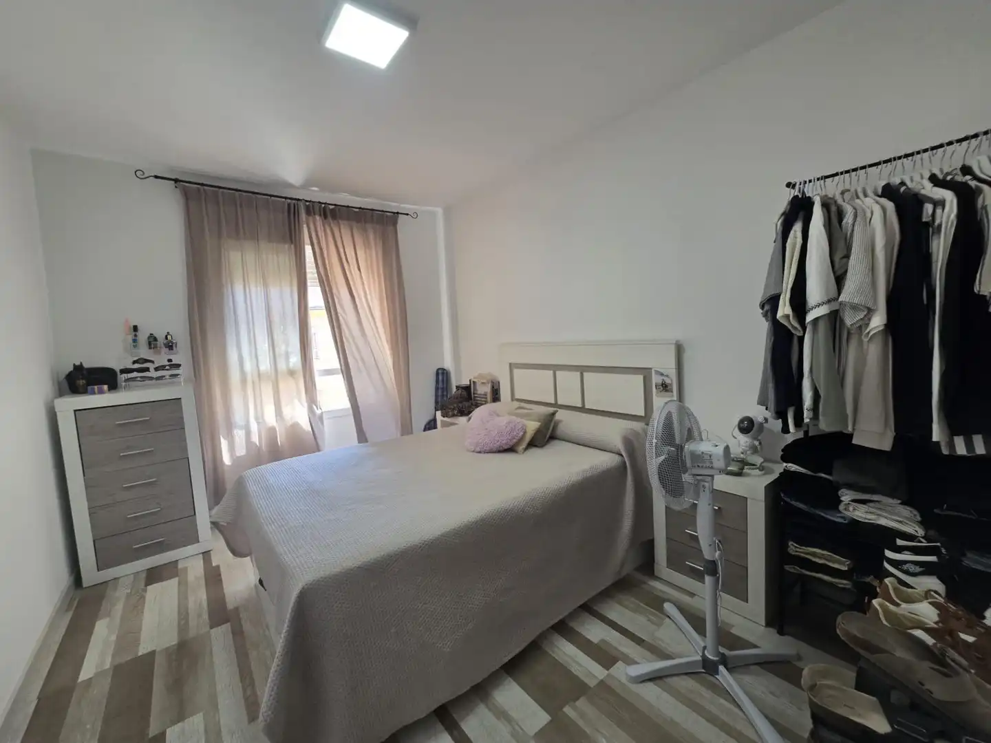 Bedroom of Flat for sale in Málaga  with Air Conditioner, Terrace and Storage room
