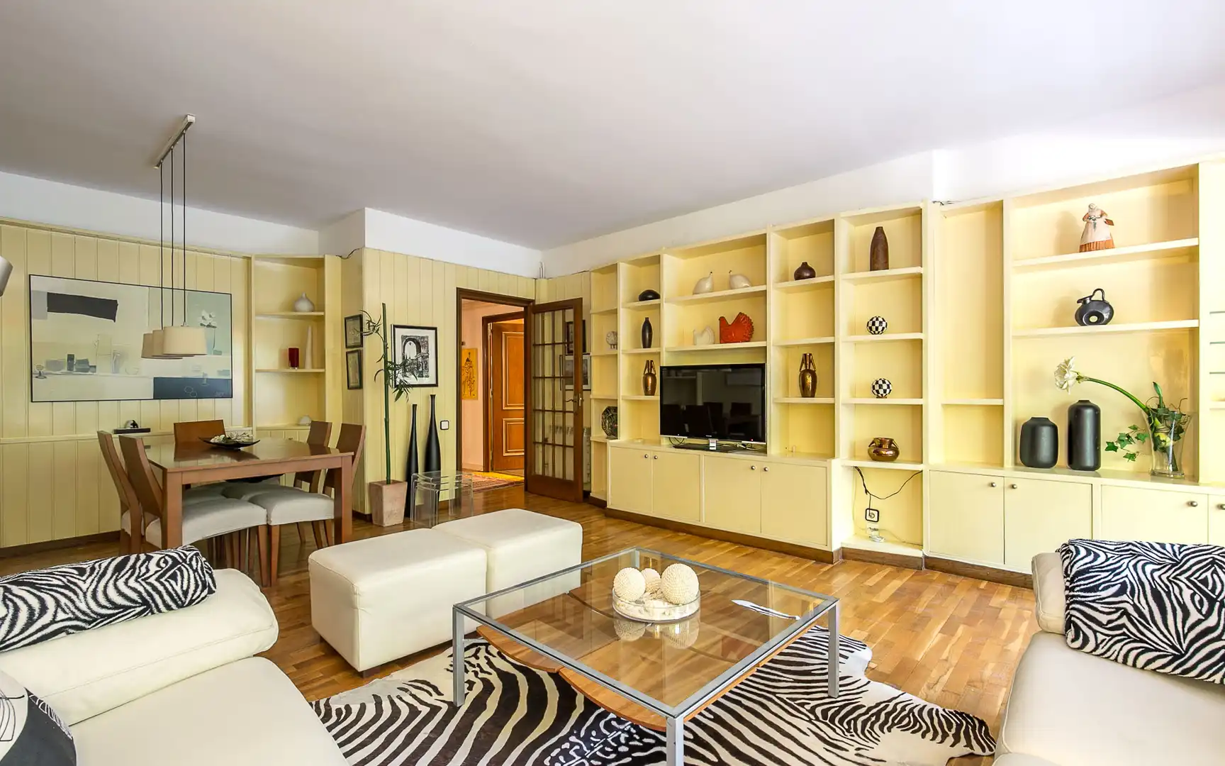 Living room of Flat for rent in Barcelona  with Air Conditioner, Heating and Terrace