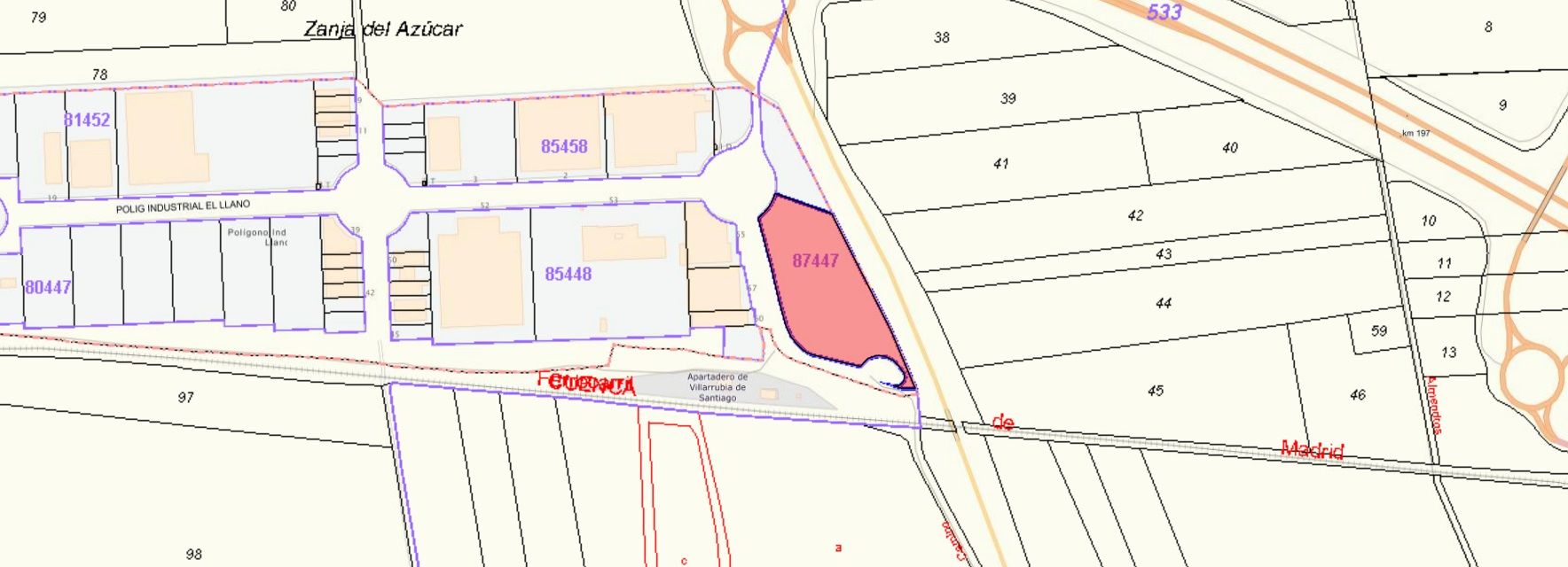 Land for sale in Villarrubia de Santiago