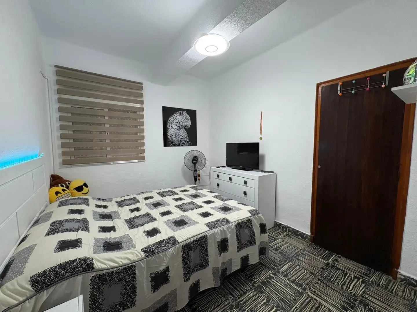 Bedroom of Flat for sale in Llanera de Ranes  with Air Conditioner, Furnished and Balcony