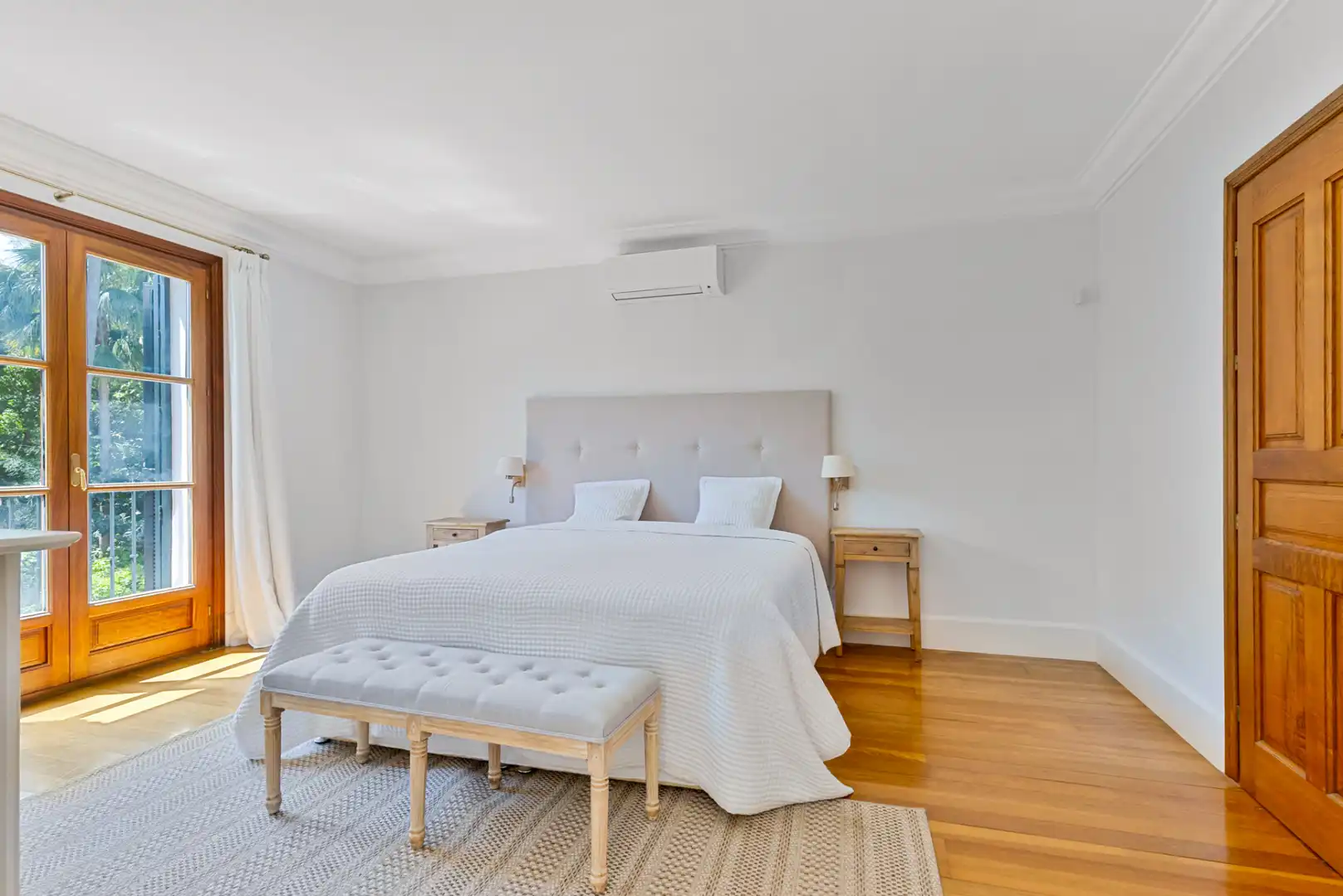 Schlafzimmer von Haus oder Chalet zur Miete in Marbella mit Klimaanlage, Privatgarten und Terrasse