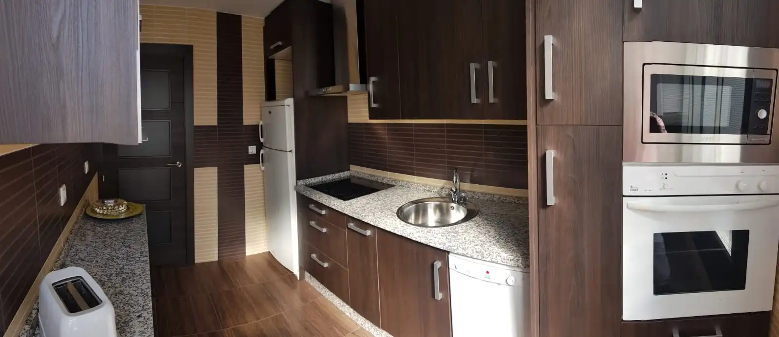 Cocina de Piso de alquiler en Cáceres con Aire acondicionado, Calefacción y Terraza