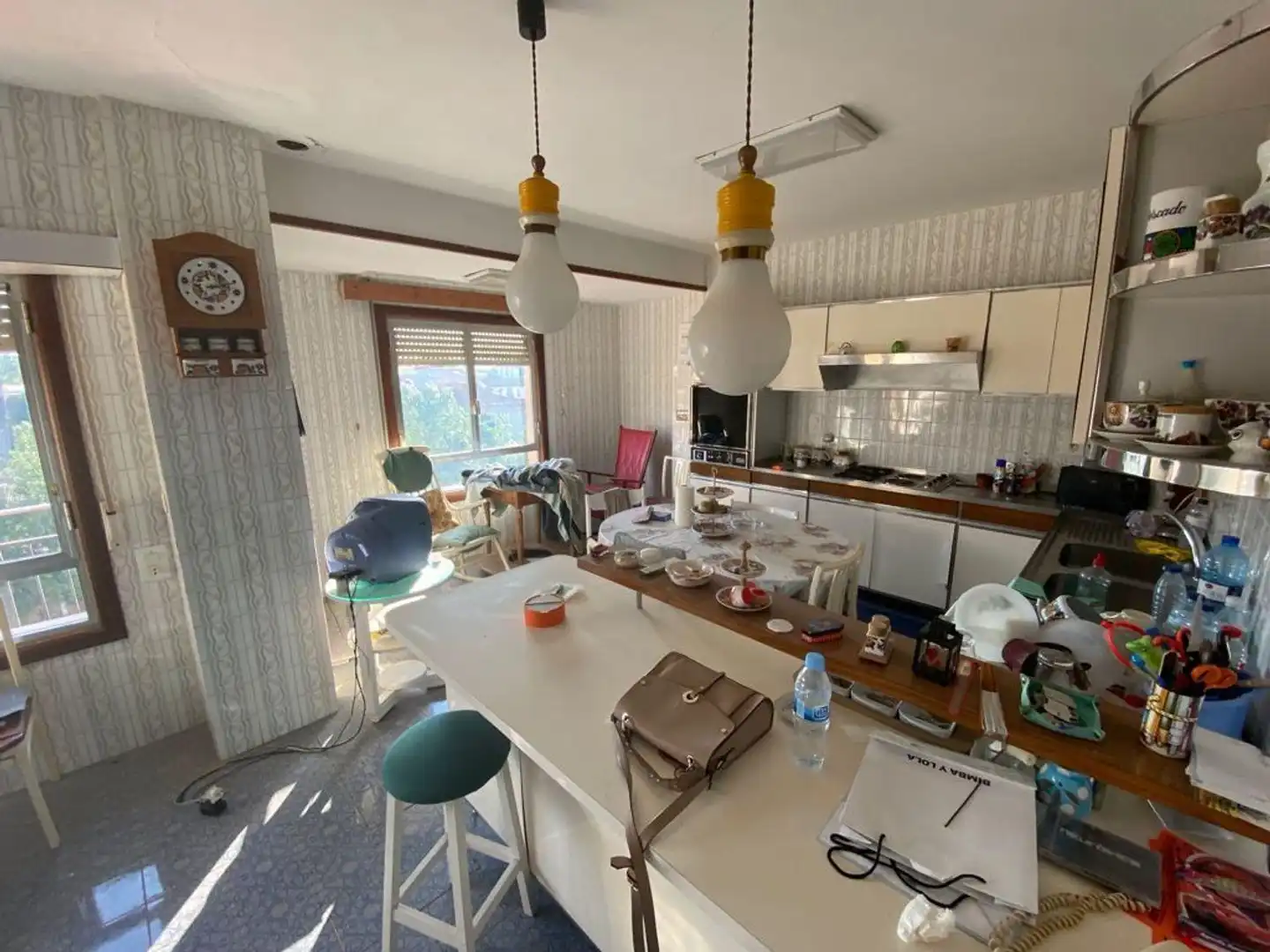 Kitchen of Flat for sale in Albaida  with Terrace