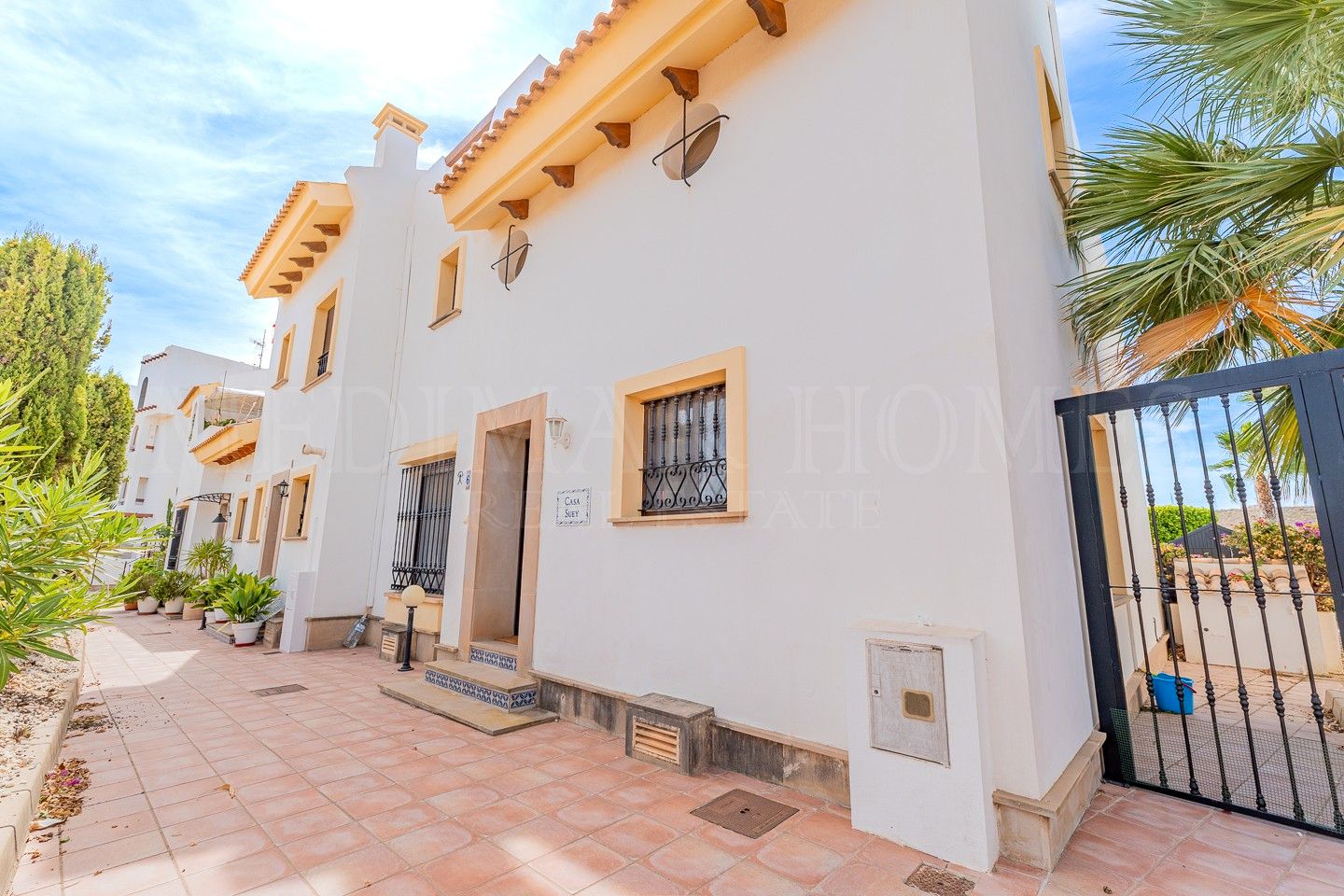 Exterior view of Single-family semi-detached for sale in Vera  with Air Conditioner, Private garden and Terrace
