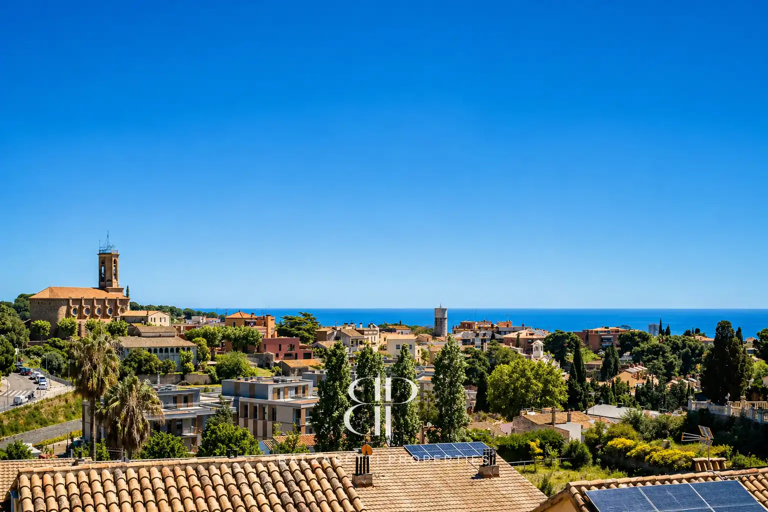 Vista exterior de Casa o xalet en venda en Tiana amb Aire condicionat, Calefacció i Parquet