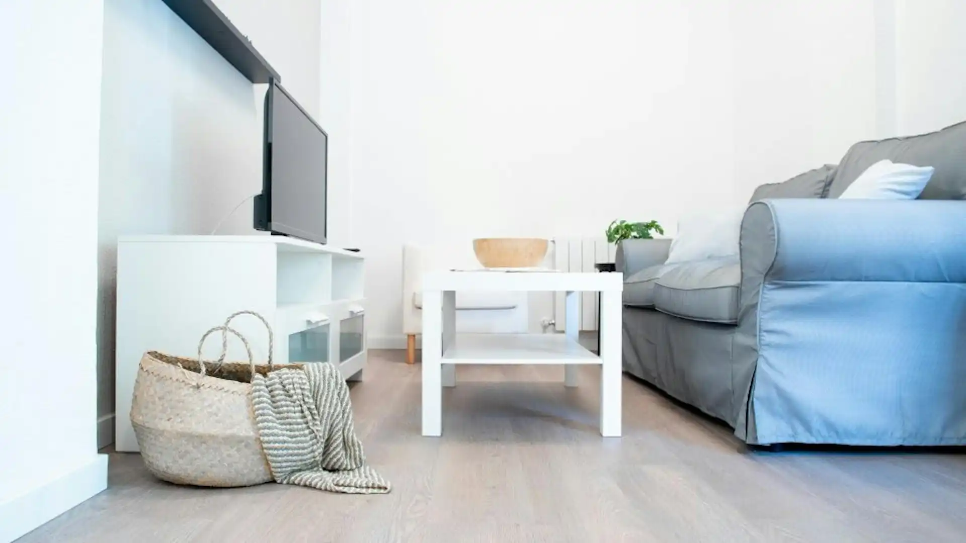 Sala d'estar de Pis de lloguer en  Madrid Capital amb Calefacció, Moblat i Rentadora