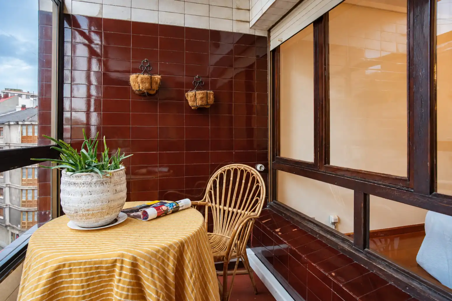 Balcony of Flat for sale in Centro