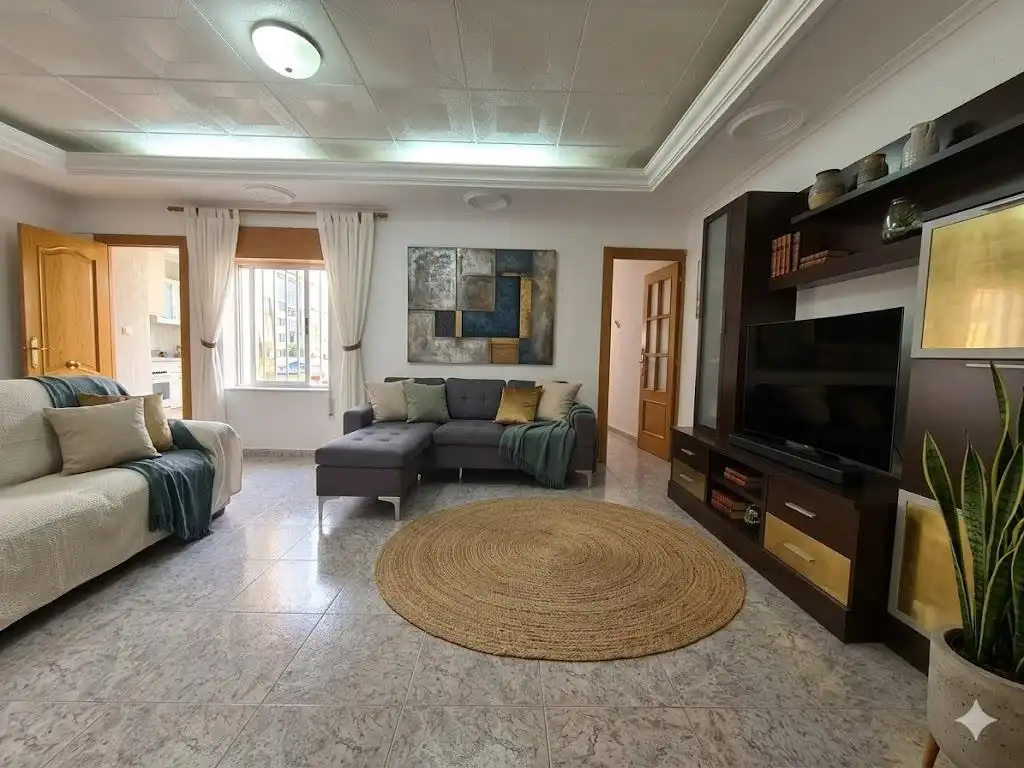 Living room of Flat for sale in Águilas  with Furnished