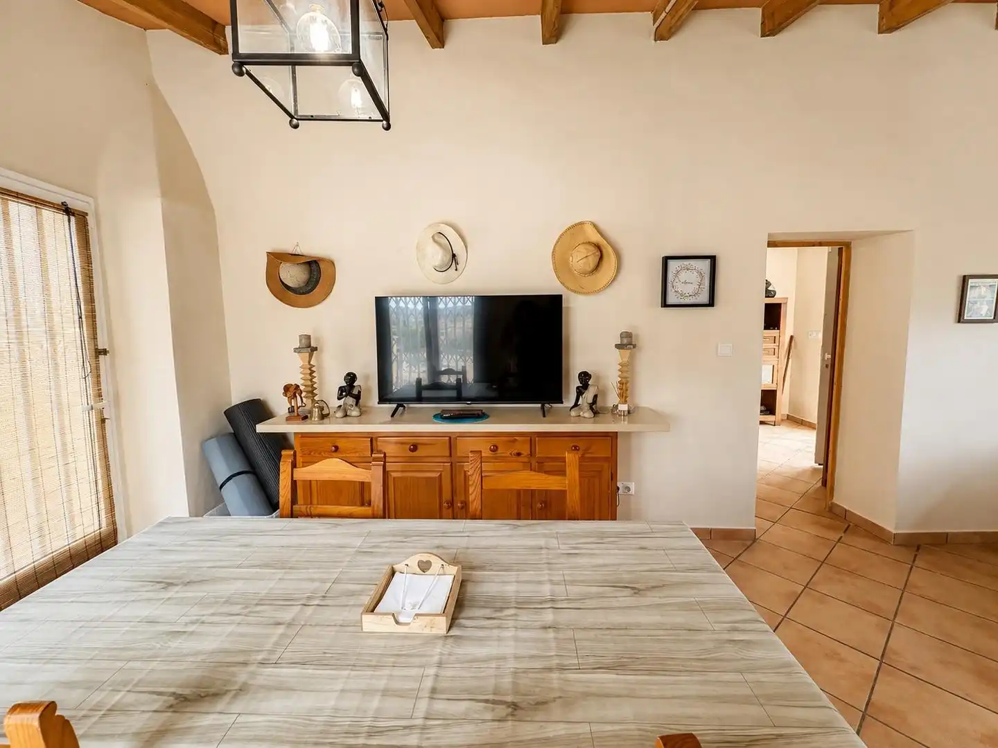 Sala d'estar de Casa o xalet en venda en Aspe amb Jardí privat, Terrassa i Traster