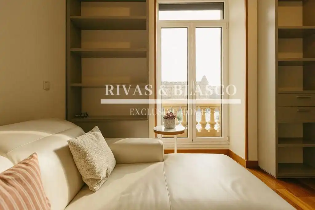 Dormitori de Apartament de lloguer en Donostia - San Sebastián  amb Aire condicionat, Calefacció i Moblat
