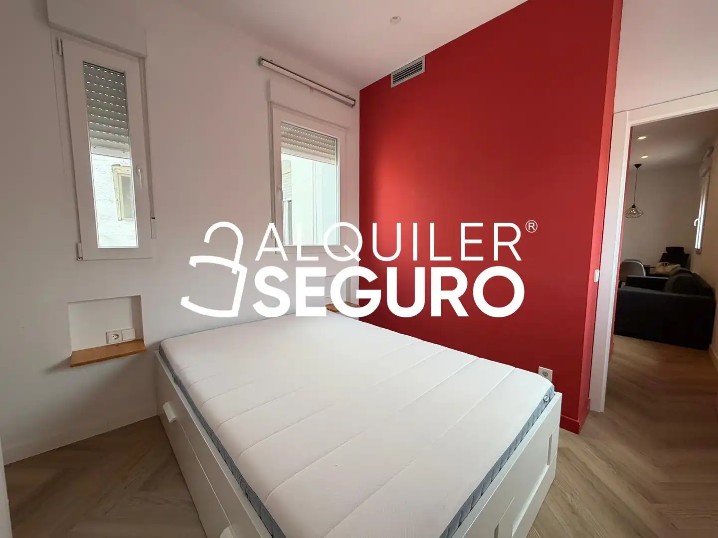 Habitación de Piso de alquiler en Madrid con Aire acondicionado, Calefacción y Amueblado
