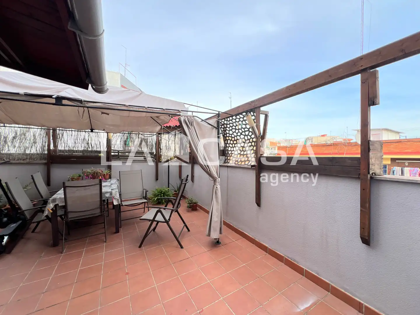 Terrace of Flat for sale in Badalona  with Heating, Terrace and Storage room