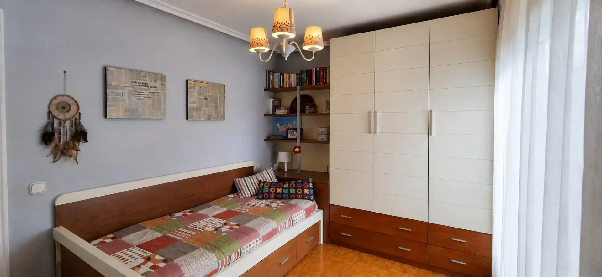 Dormitori de Pis en venda en Tudela amb Aire condicionat, Jardí privat i Parquet