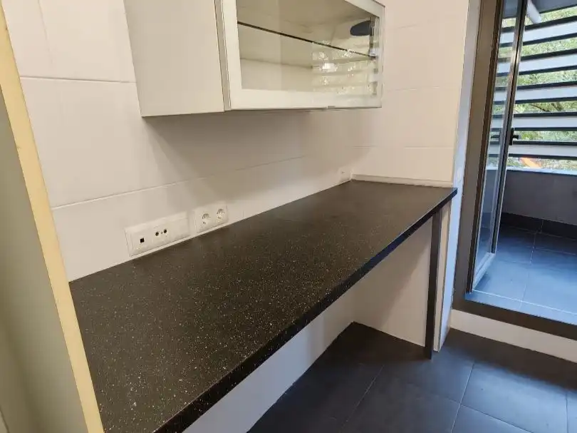 Kitchen of Flat for rent in Madrid  with Air Conditioner, Heating and Private garden