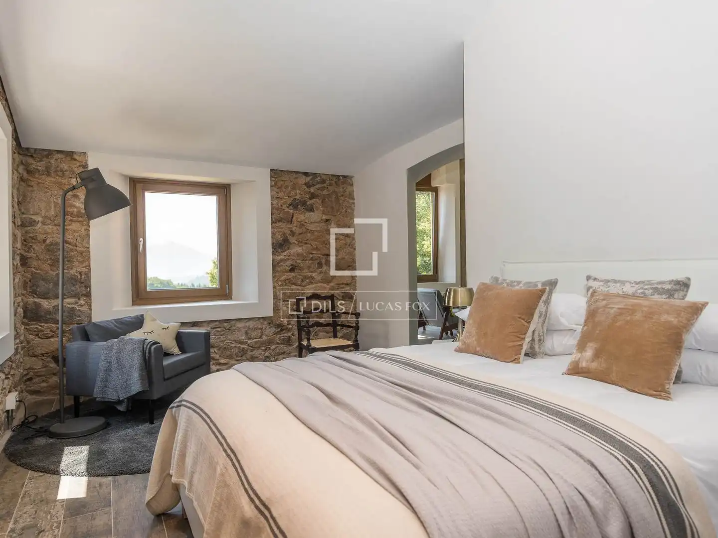 Habitación de Finca rústica en venta en Sant Hilari Sacalm con Aire acondicionado, Calefacción y Jardín privado