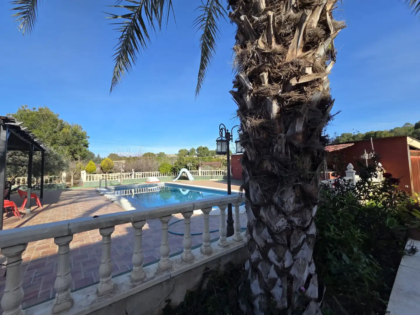 Piscina de Finca rústica en venda en Orihuela amb Aire condicionat, Jardí privat i Terrassa
