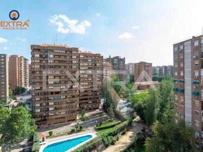 Exterior view of Flat to rent in  Madrid Capital  with Air Conditioner