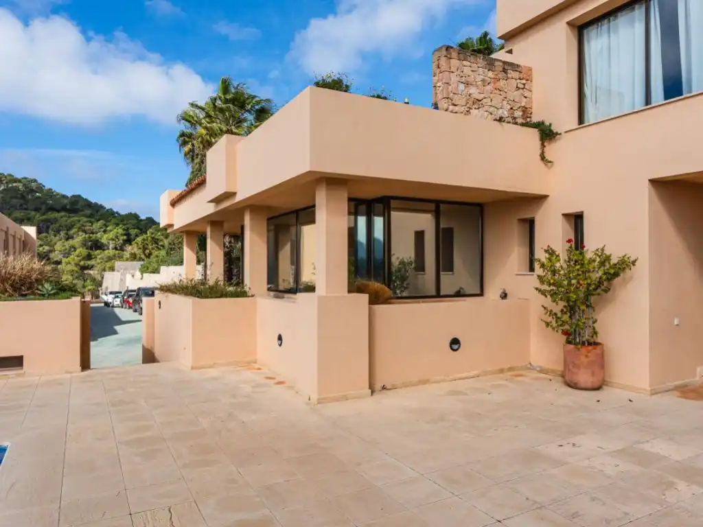 Vista exterior de Apartamento en venta en Sant Josep de sa Talaia con Calefacción y Jardín privado