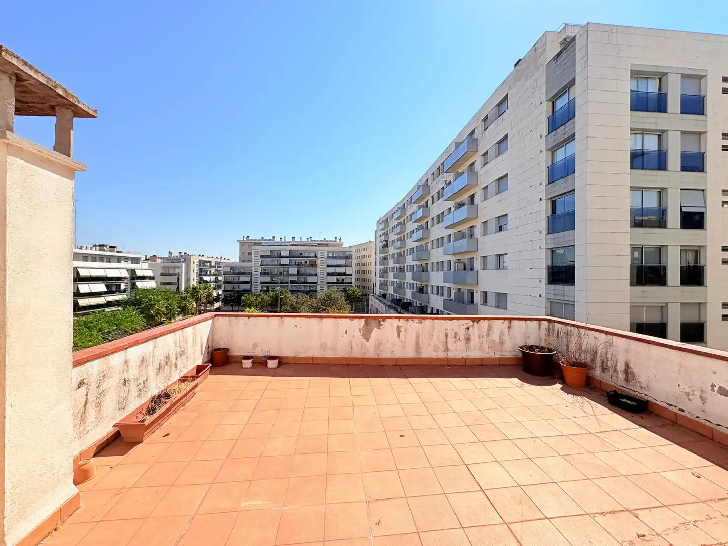 Terrasse von Maisonette zum Verkauf in Sabadell mit Parkett, Terrasse und Balkon
