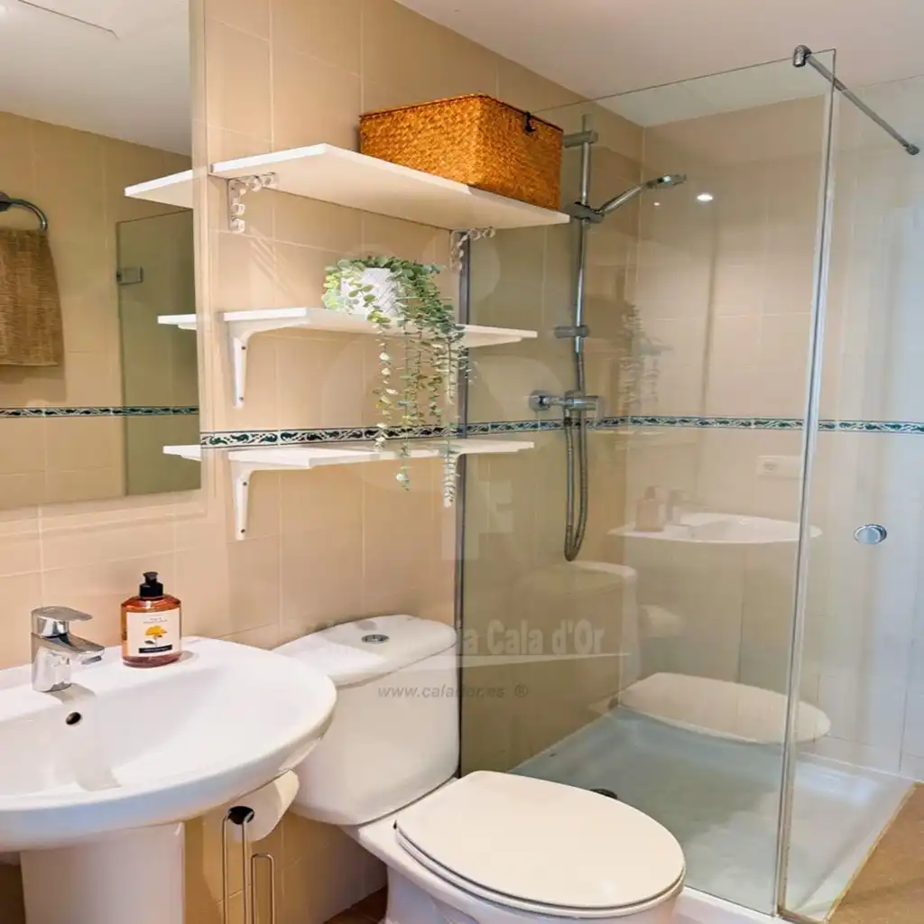 Bany de Apartament en venda en Santanyí amb Aire condicionat, Calefacció i Jardí privat
