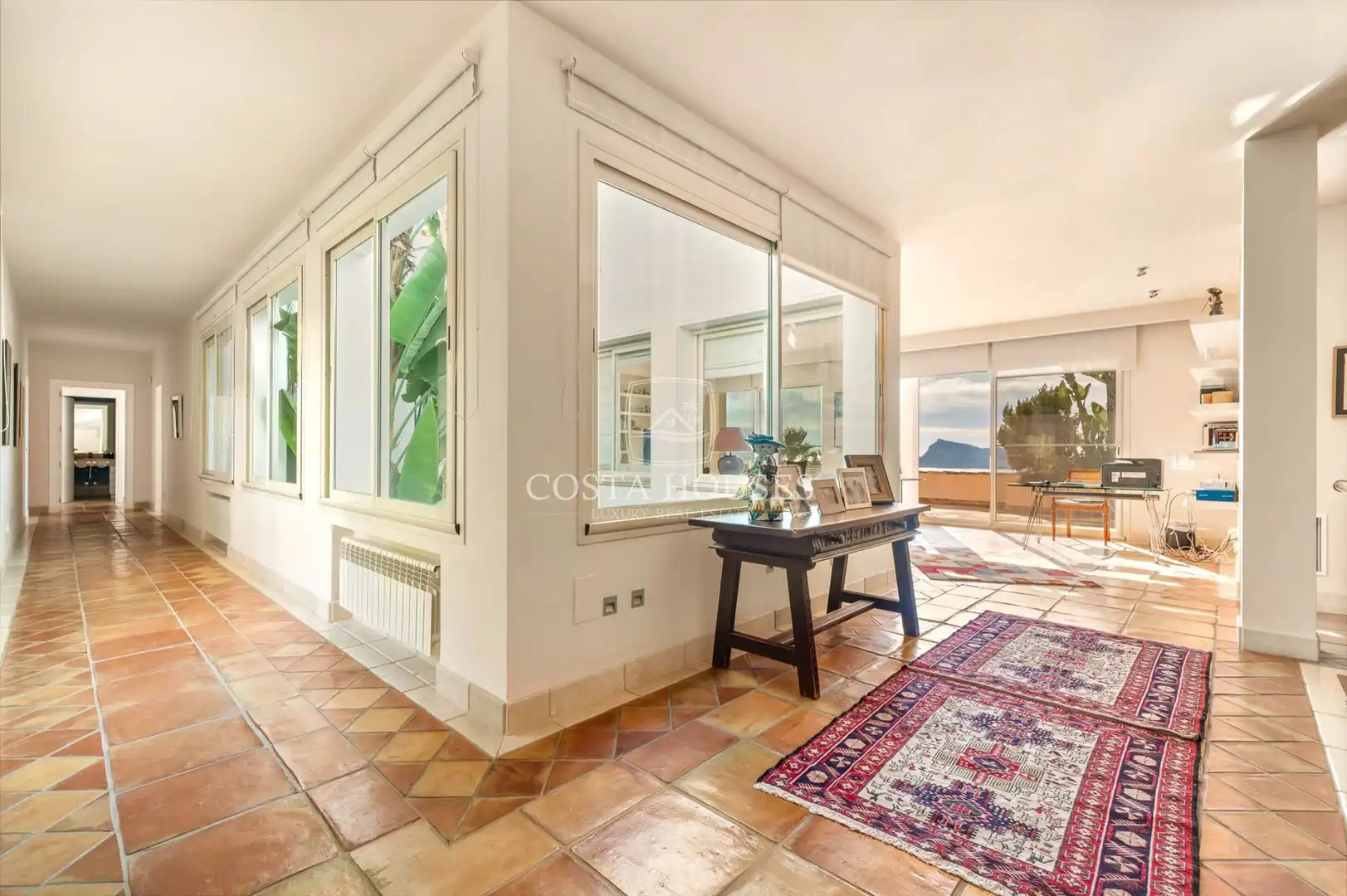 Sala de estar de Casa o chalet en venta en Altea con Aire acondicionado, Jardín privado y Terraza