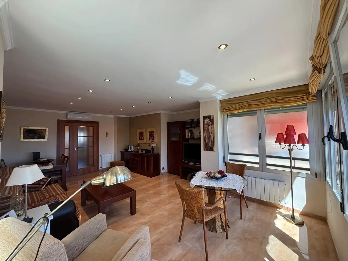 Wohnzimmer von Wohnung zum Verkauf in Alicante / Alacant mit Klimaanlage, Heizung und Gemeinschaftspool